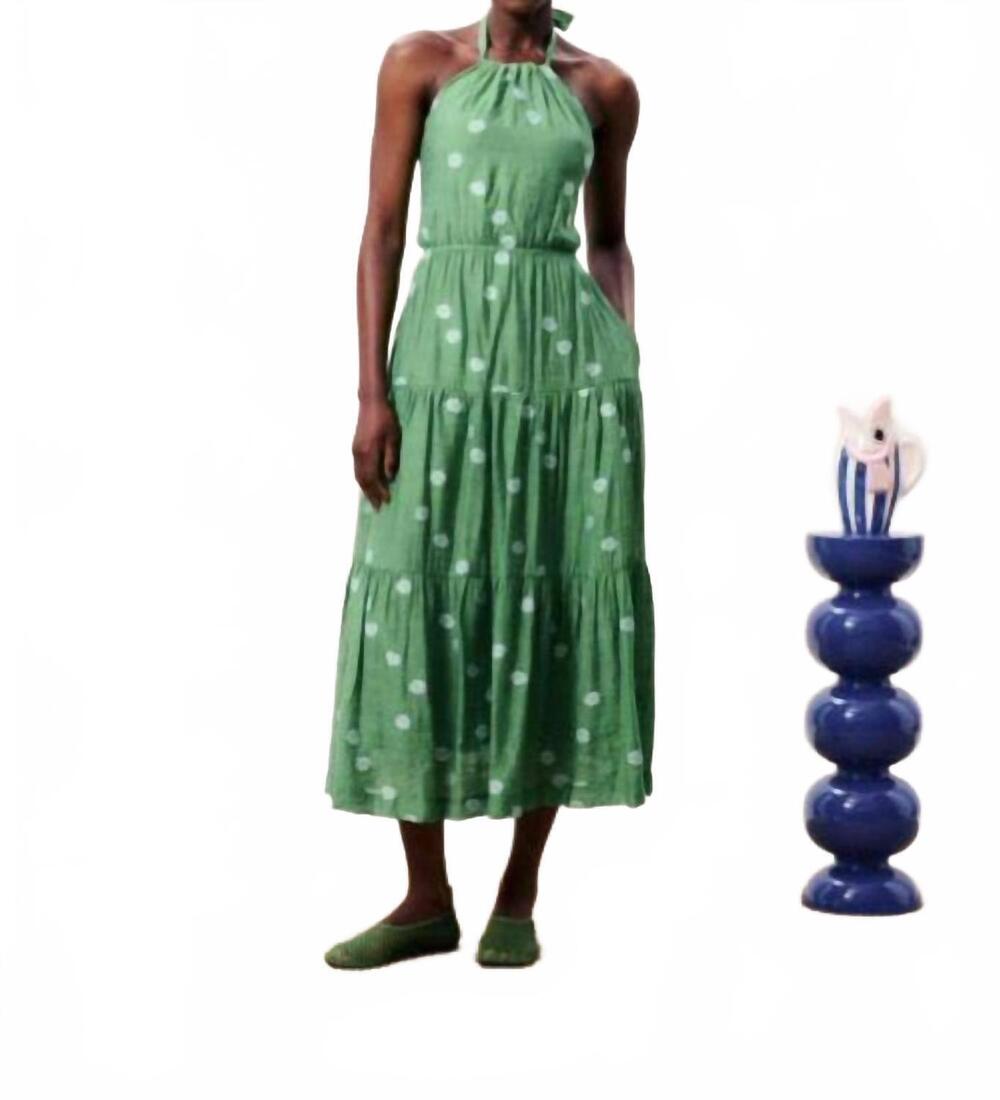 NEW FRNCH jeri dress in green